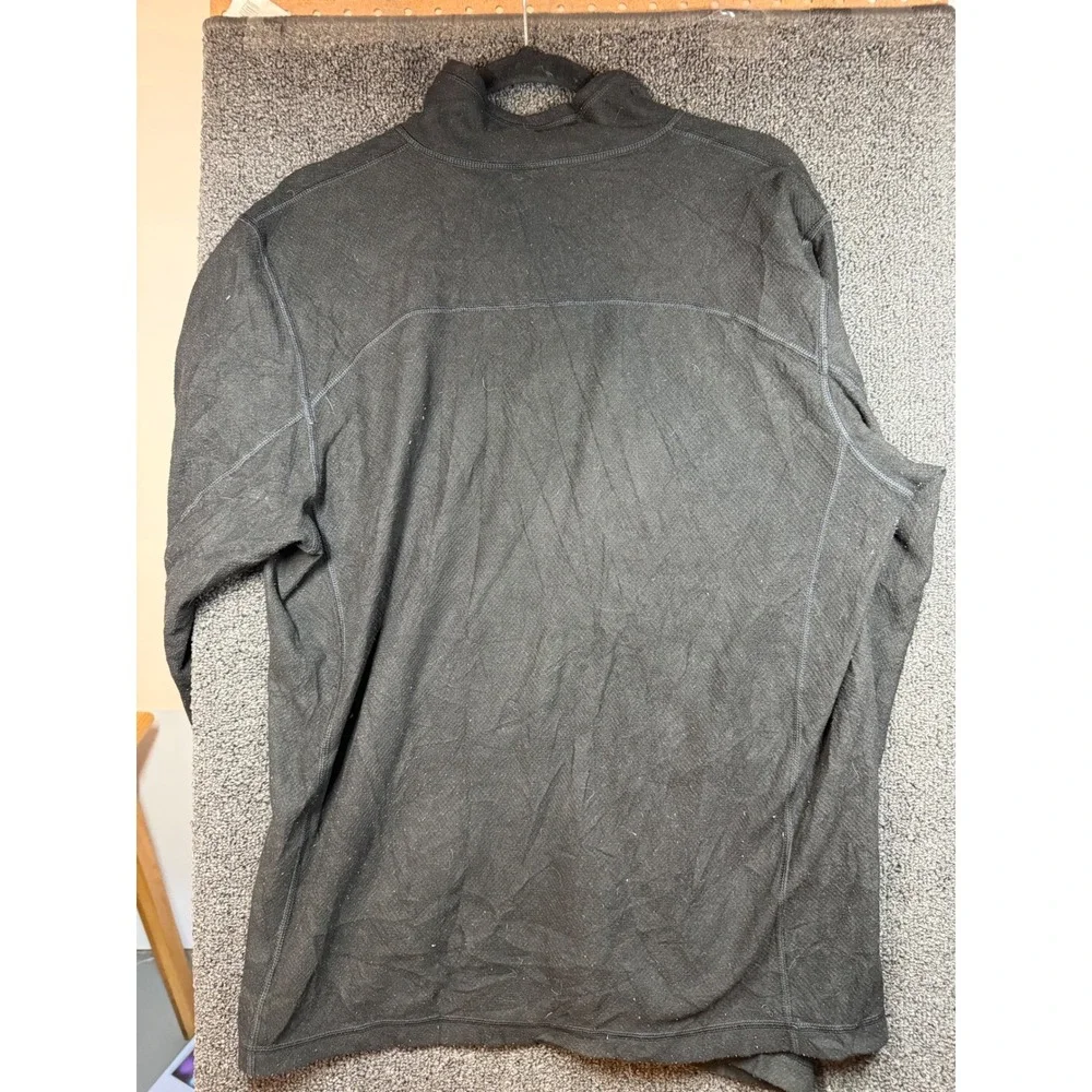 The North Face Fleece Jacket Mens M Black Full Zip Textured Midweight Layer